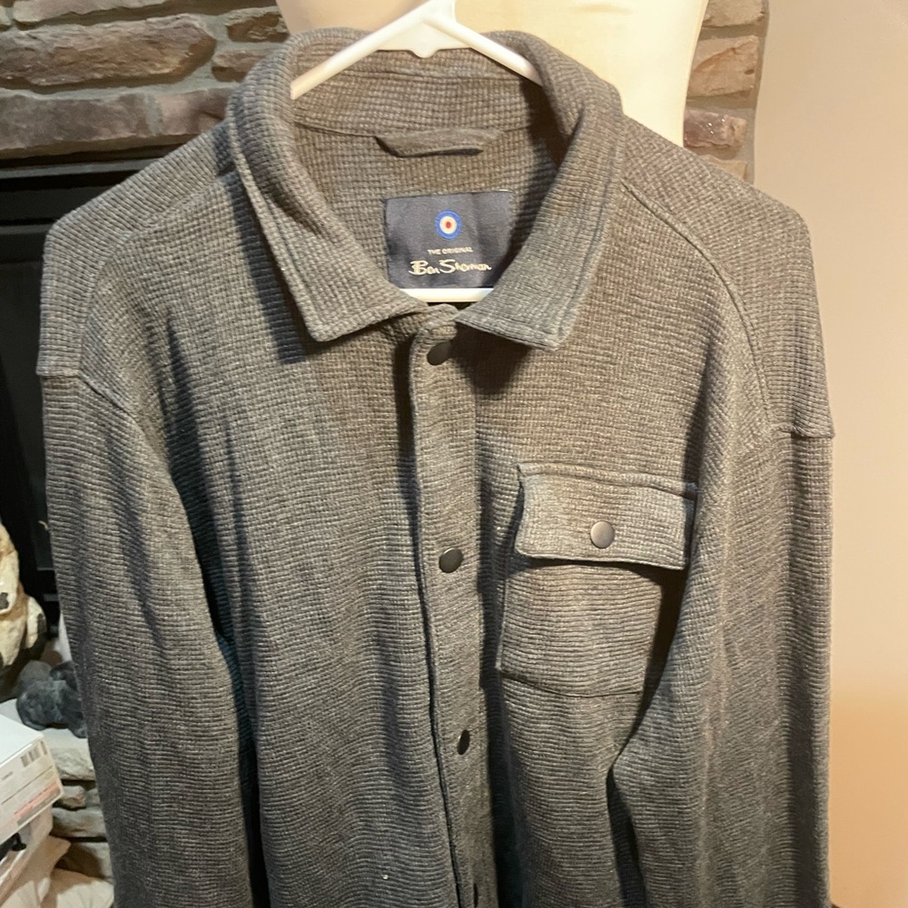 Ben Sherman Charcoal Men's Shirt Jacket